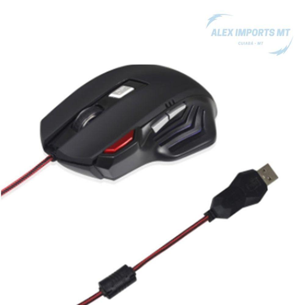 Mouse Usb Gamer Pro 2400dpi Bright Mause Led - 2