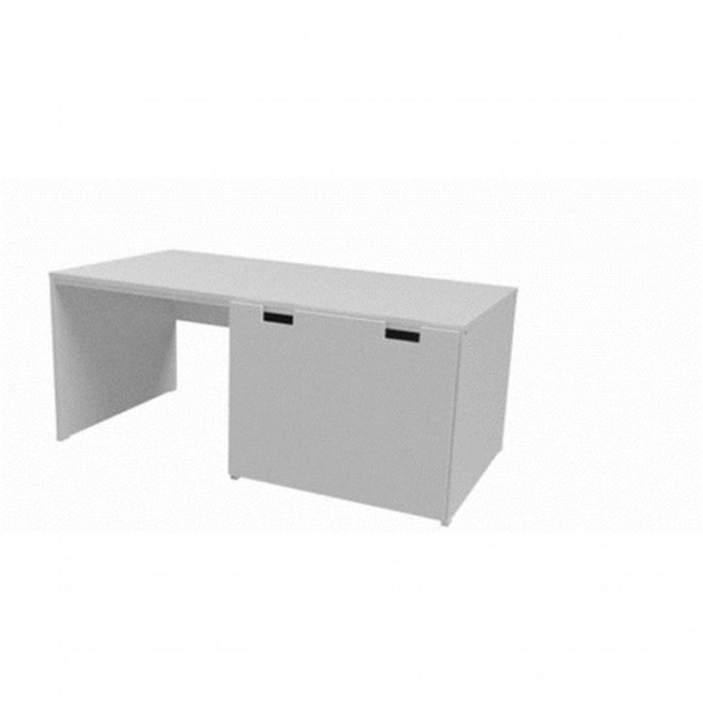 Mesinha Infantil Com 1 Baú Organizador Castelo 100% Mdf - 1