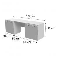 Organizador De Brinquedos 2 Baús Castelo 100% Mdf Caixotes - 3