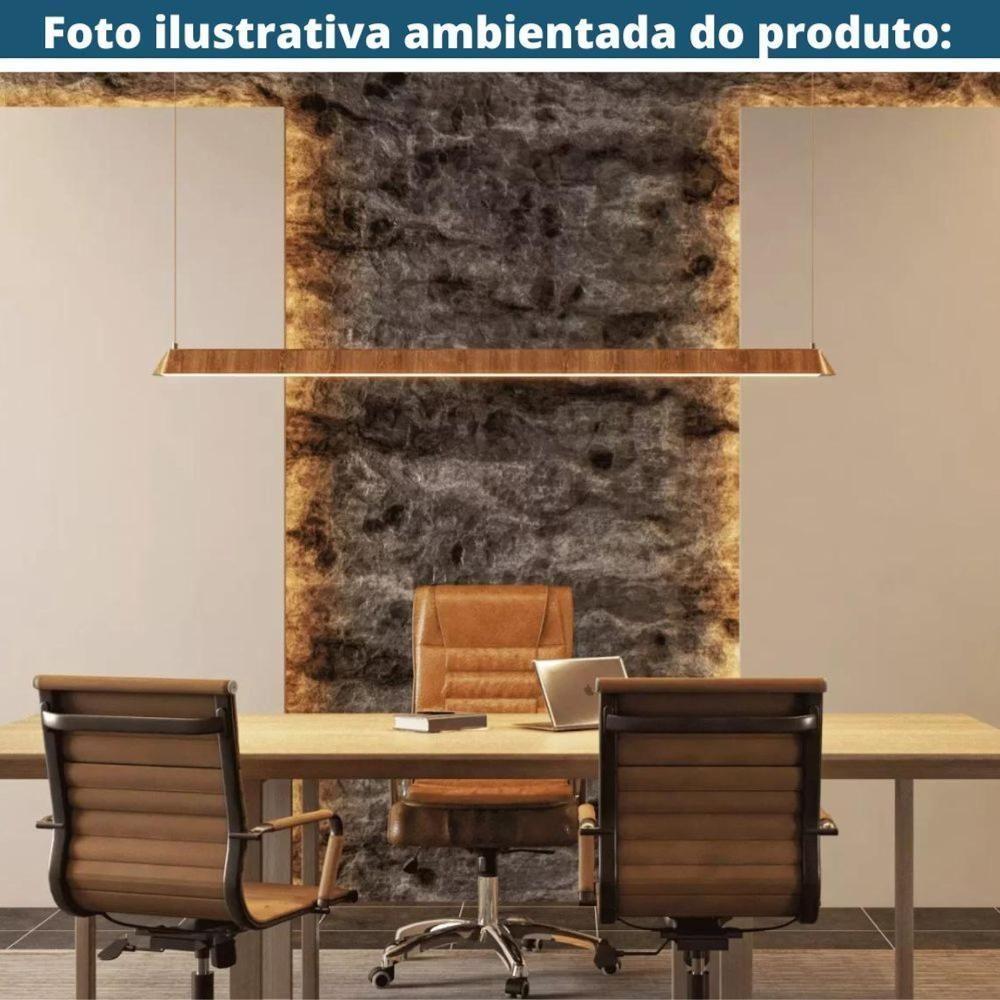 Cadeira Giratória Nr-17 Califórnia Fratini Revestida Poliuretano (pu) Caramelo Base Rodizio Cromado - 3