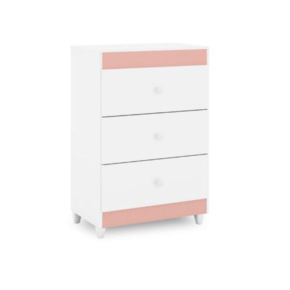 Cômoda Infantil Ternura Com 3 Gavetas Quarto Infantil - 1