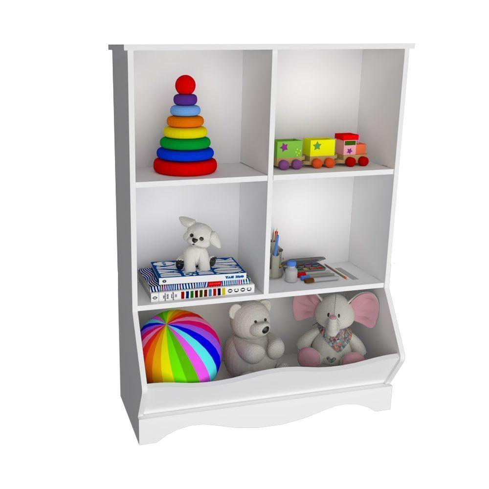 Organizador De Brinquedos Lua 100% Mdf Quarto Infantil - 1