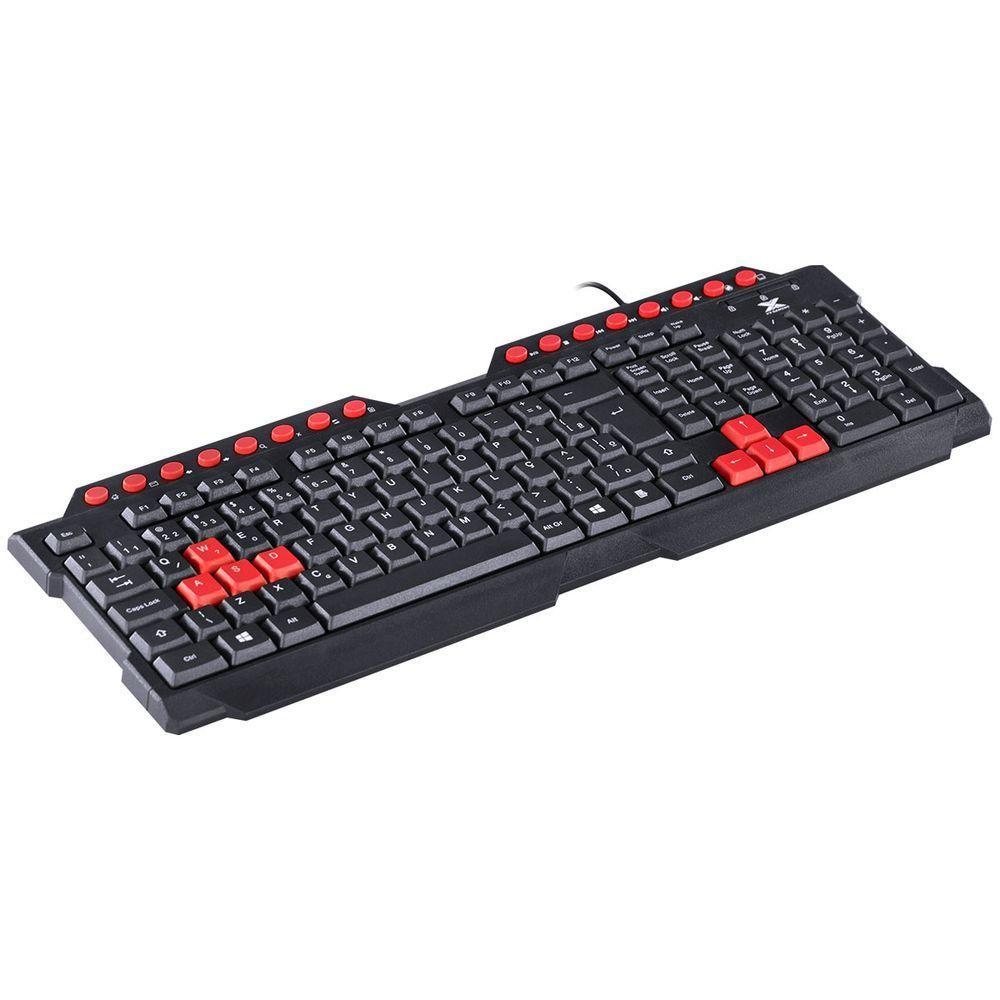 Teclado Usb Gamer Vx Gaming Dragon V2 Abnt2 1.8M Preto Com V - 3