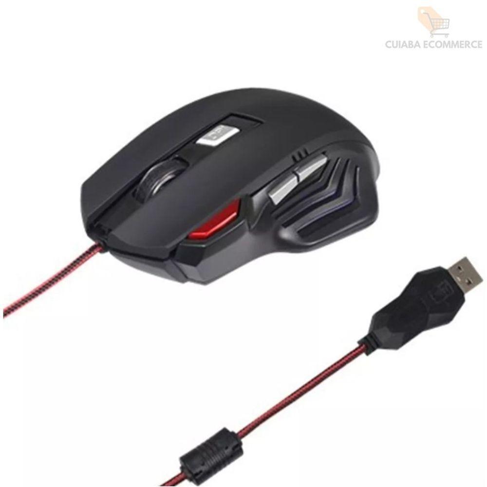 Mouse Gamer Pro Com Manuseio Agil E Destemido Boa Qualidade - 3