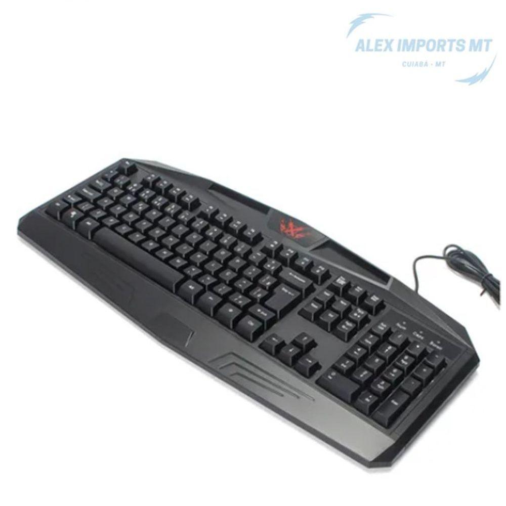 Teclado Gamer Com Apoio Aos Pulsos Para Jogos No Computador - 3