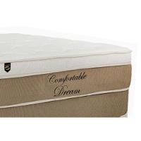 Cama Box Baú King: Colchão Molas Ensacadas Luckspuma MasterPocket Comfortable Dream + Base CRC Suede Clean(193x203) - 2