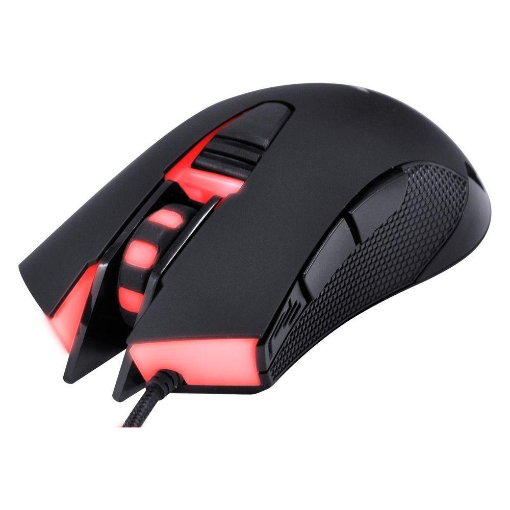 Mouse Gamer Sark 2400 Dpi Com Led E Cabo Usb 1,8 Metros Tran - 5