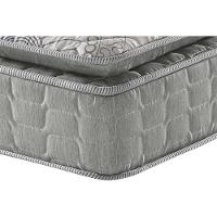 Cama Box Baú Queen: Colchão Espuma D33 Anjos Orthosono Pillow Top + Base CRC Courano White(158x198) - 10