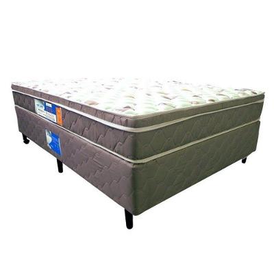 Cama Box + Colchão Netsono Euro Casal One Face D33 138x188x52cm