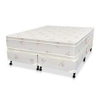 Cama Box + Colchão Castor King Hotel Collection Fire Retardant Double Face Pocket 193x203x60cm - 1