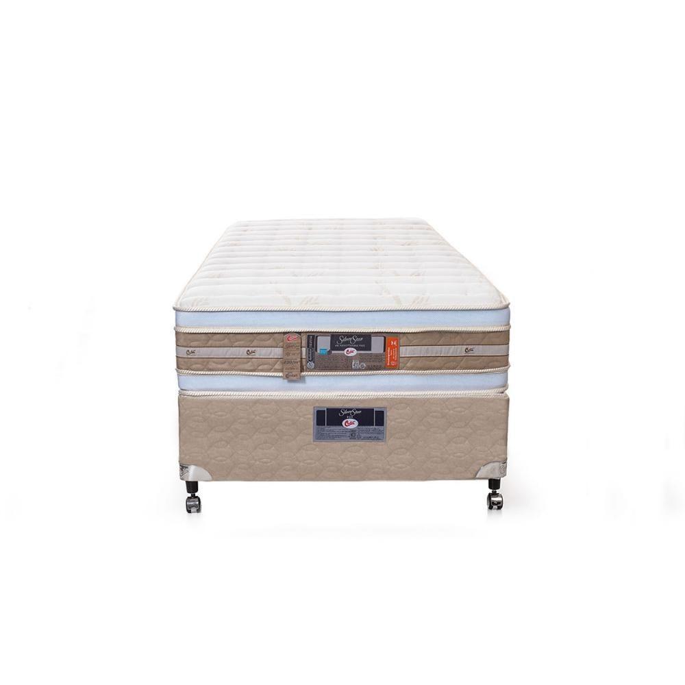 Cama Box + Colchão Castor Solteiro Silver Star Air Double Face Pocket 96x203x61cm - 3