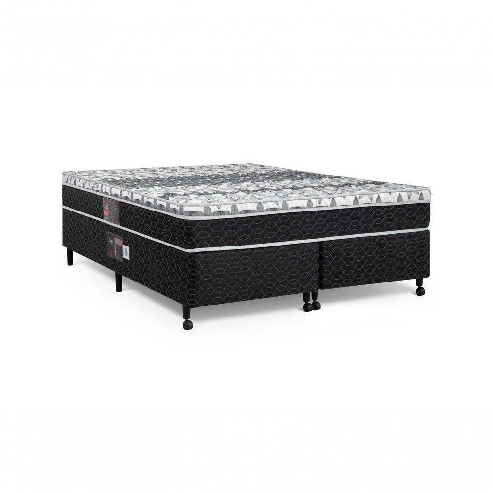 Cama Box + Colchão Castor King Class One Face Tecnopedic 193x203x52cm - 1