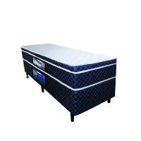 Cama Box + Colchão Netsono Solteiro Class One Face Molas Pocket 88x188x52cm - 1