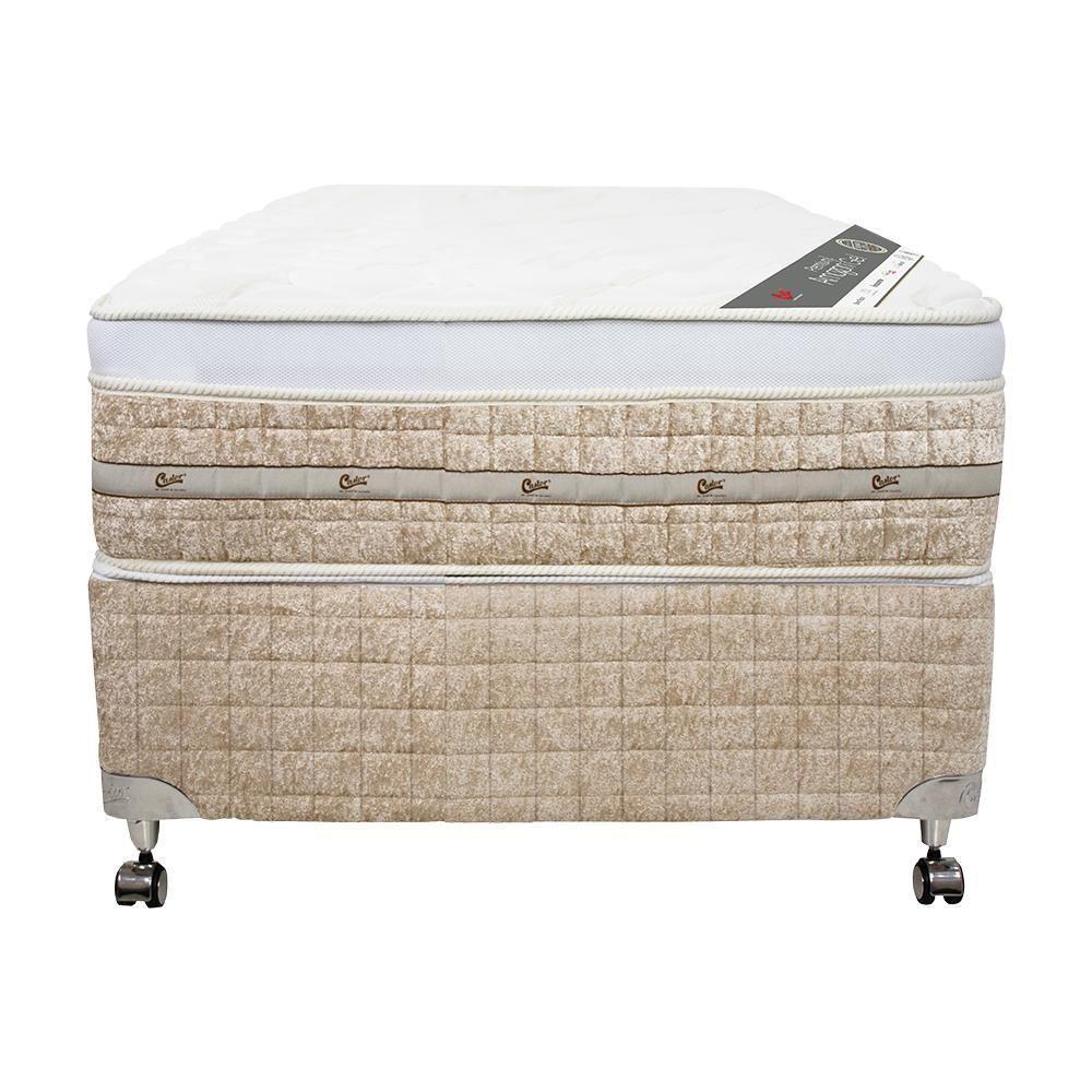 Cama Box + Colchão Castor Solteiro Premium Amazon Gel One Face Pocket 88x188x59cm - 2
