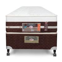 Cama Box + Colchão Castor Solteiro Silver Star Air One Face Hibrido 120x203x59cm - 2