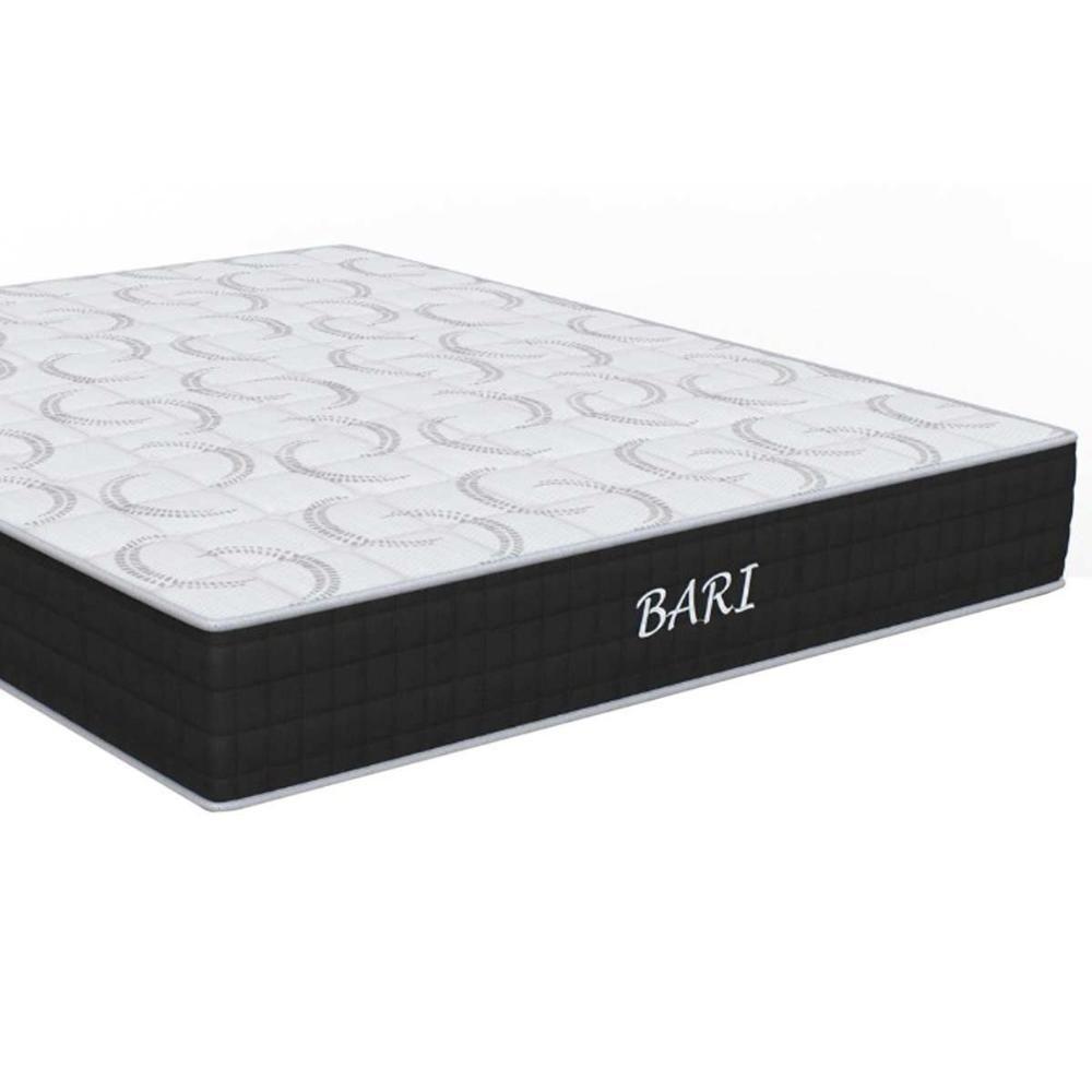 Cama Box Queen: Colchão Espuma D45 Orthoflex Bari + Base CRC Suede Gray(158x198) - 3