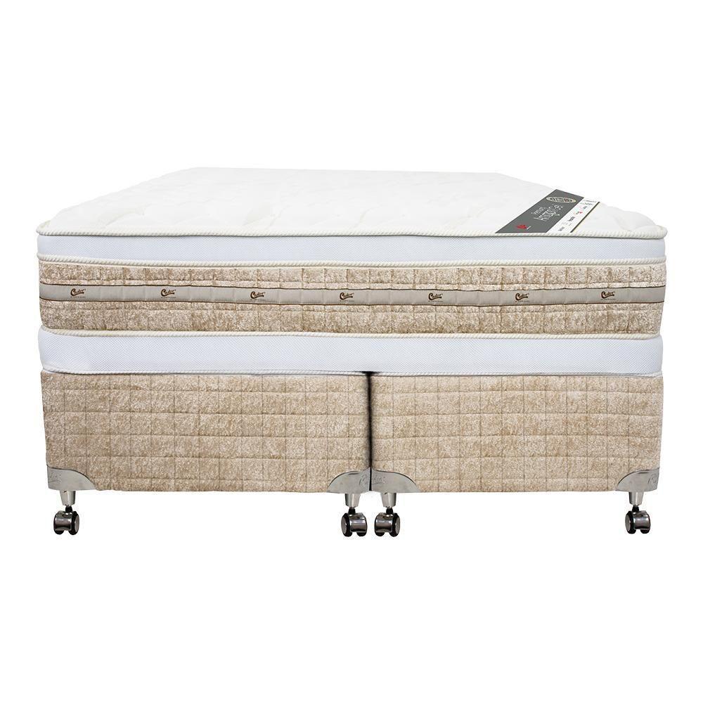 Cama Box + Colchão Castor Queen Premium Amazon Gel Double Face Pocket 158x198x63cm - 4
