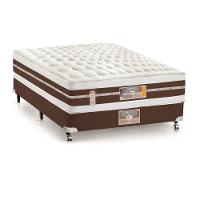 Cama Box + Colchão Castor Casal Silver Star Air Double Face Hibrido 138x188x61cm - 1