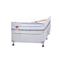 Cama Box + Colchão Castor Solteiro Niponpedic One Face Pocket 88x188x60cm - 1