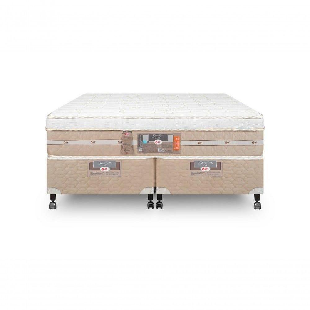 Cama Box + Colchão Castor King Silver Star Air One Face Pocket 180x200x59cm - 5