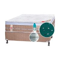 Cama Box + Colchão Castor Com Massageador Casal Niponpedic One Face Tecnopedic 138x188x59cm - 7