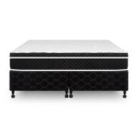 Cama Box + Colchão Netsono King Class One Face Molas Pocket 193x203x52cm