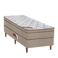 Cama Box + Colchão Castor Solteiro Innovation One Face Tecnopedic 88x188x54cm - 1