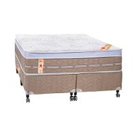Cama Box + Colchão Castor Queen Premium Niponpedic One Face Tecnopedic 158x198x59cm - 1