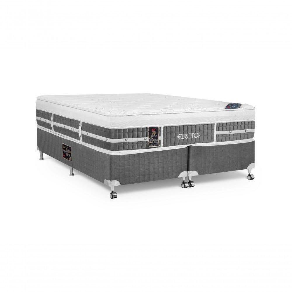 Cama Box + Colchão Castor Queen Eurotop Summer & Winter One Face Pocket 158x198x61cm - 2
