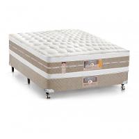 Cama Box + Colchão Castor King Silver Star Air Double Face Pocket 180x200x61cm