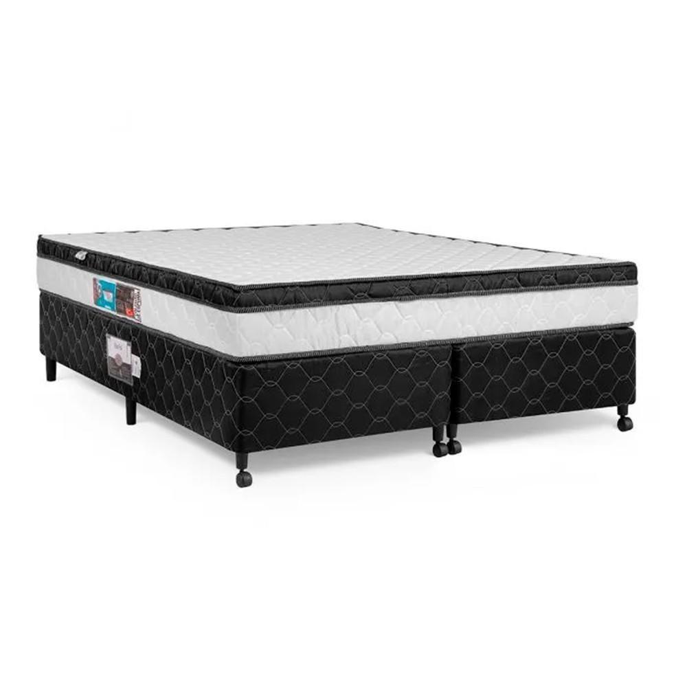 Cama Box + Colchão Castor King Montblanc One Face D45 193x203x52cm - 1