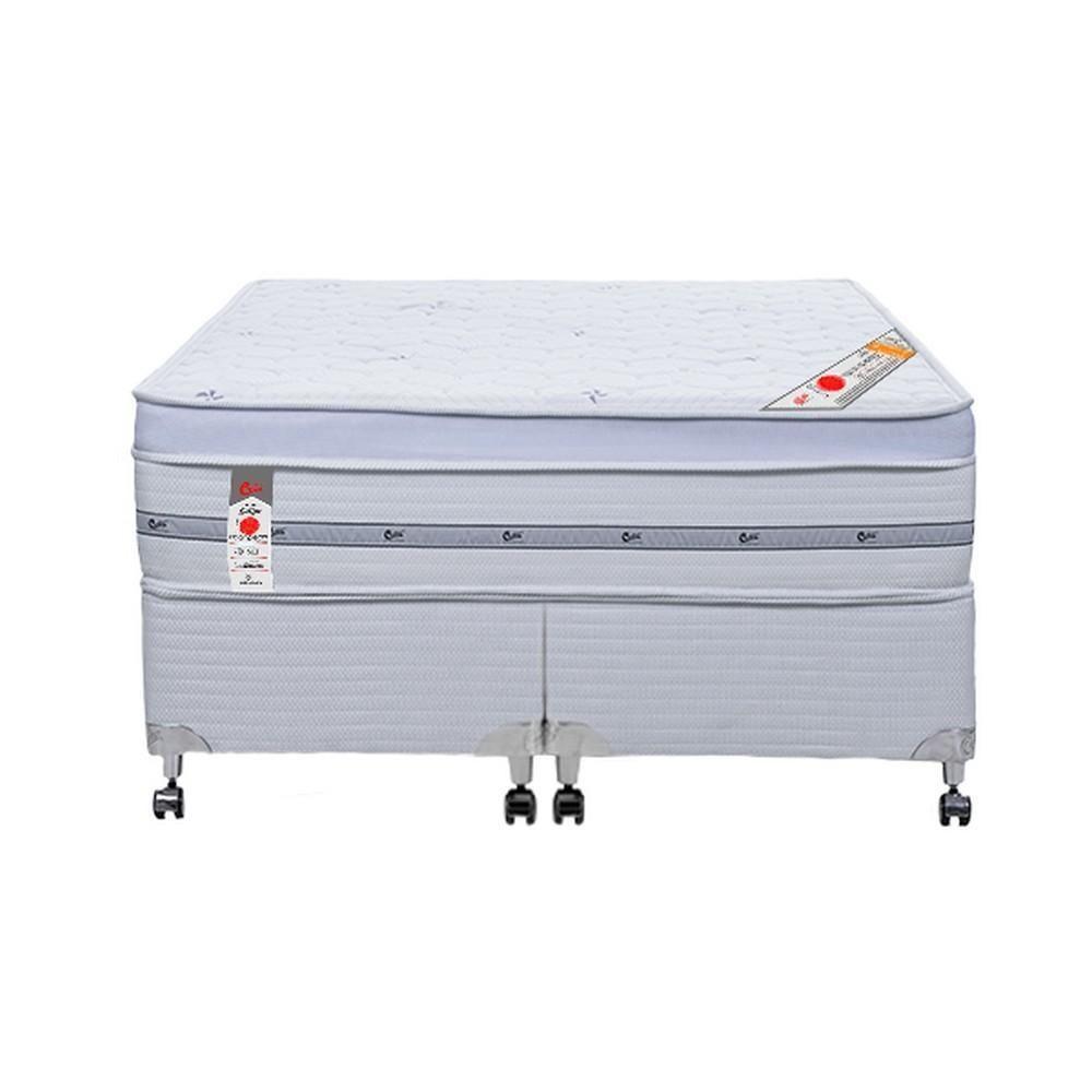 Cama Box + Colchão Castor King Niponpedic One Face Pocket 193x203x60cm - 6