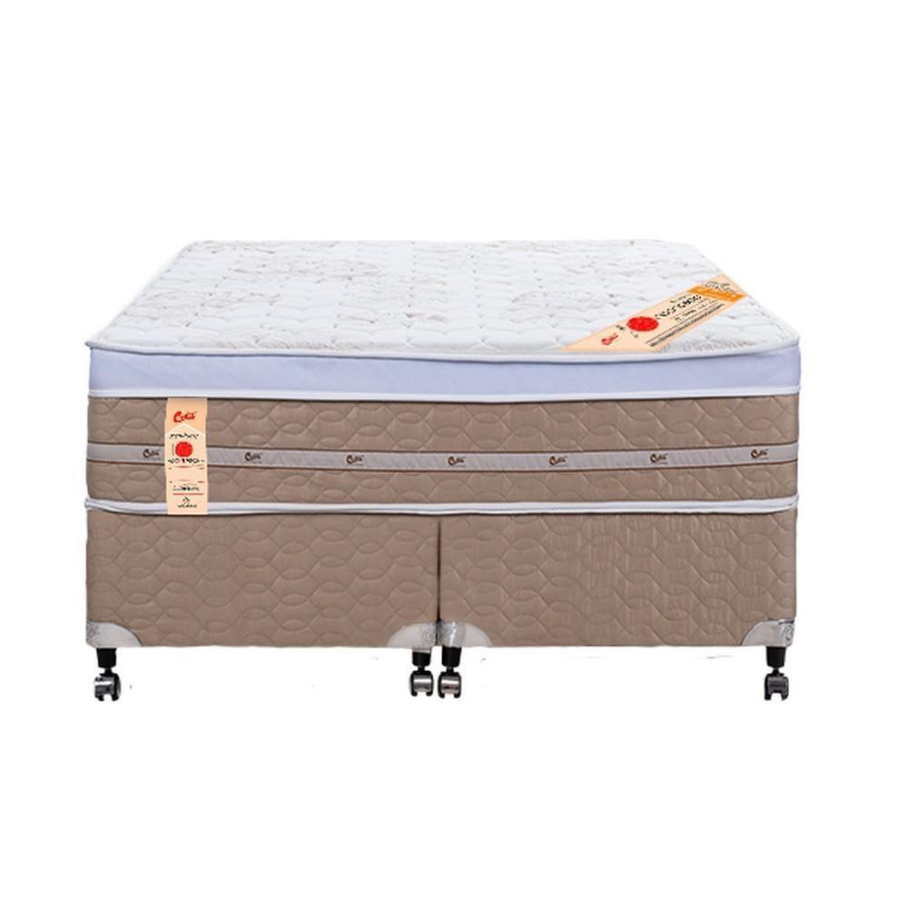 Cama Box + Colchão Castor King Premium Niponpedic One Face Tecnopedic 193x203x59cm - 8