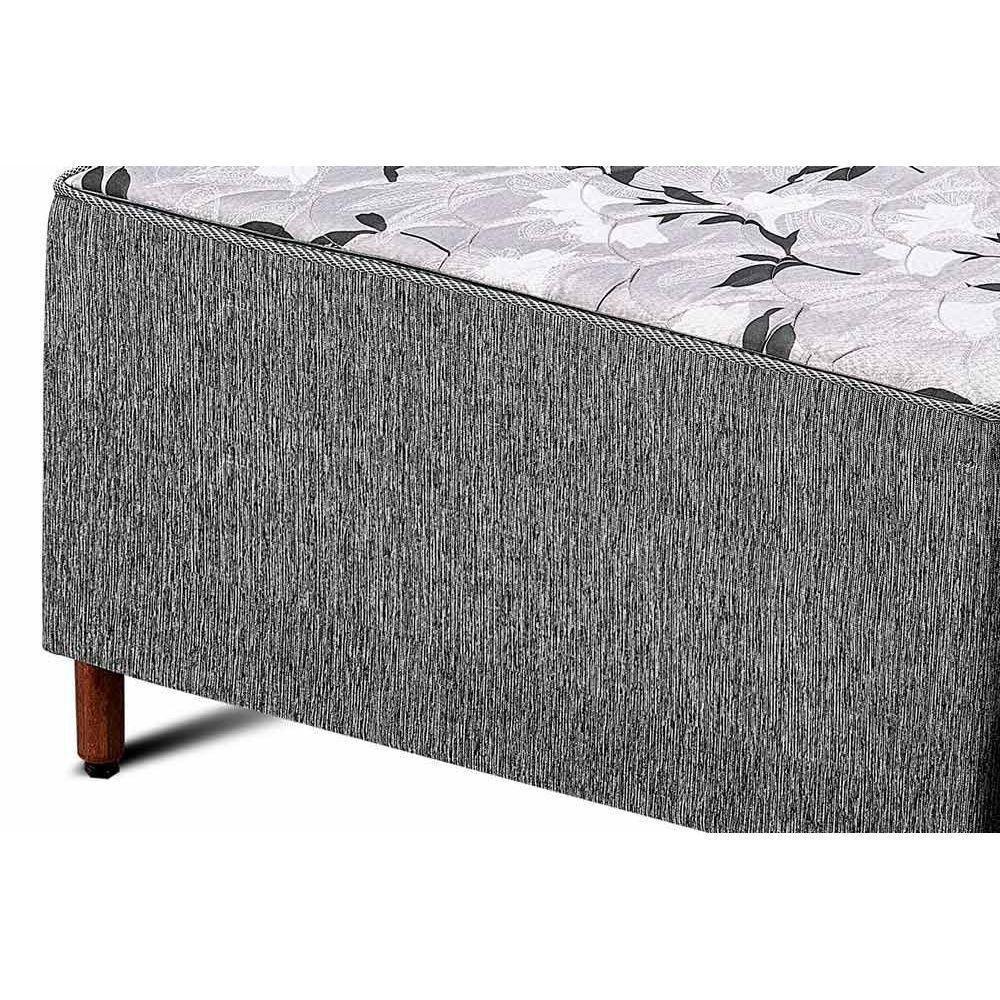 Cama Box c/Auxiliar Conjugado Solteiro: Colchão Ortopédico Compact Plus Gray (88x188x40) Polar - 2