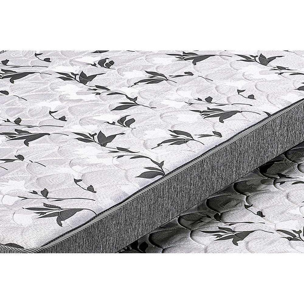 Cama Box c/Auxiliar Conjugado Solteiro: Colchão Ortopédico Compact Plus Gray (88x188x40) Polar - 4