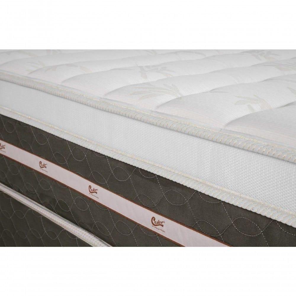 Cama Box + Colchão Castor Solteiro Silver Star Air One Face Tecnopedic 88x188x59cm - 4