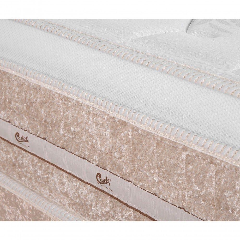 Cama Box + Colchão Castor Solteiro Premium One Face Tecnopedic 96x203x57cm - 3