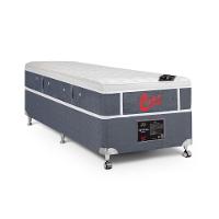 Cama Box + Colchão Castor Solteiro Plush Light Stress One Face Pocket 96x203x61cm - 11