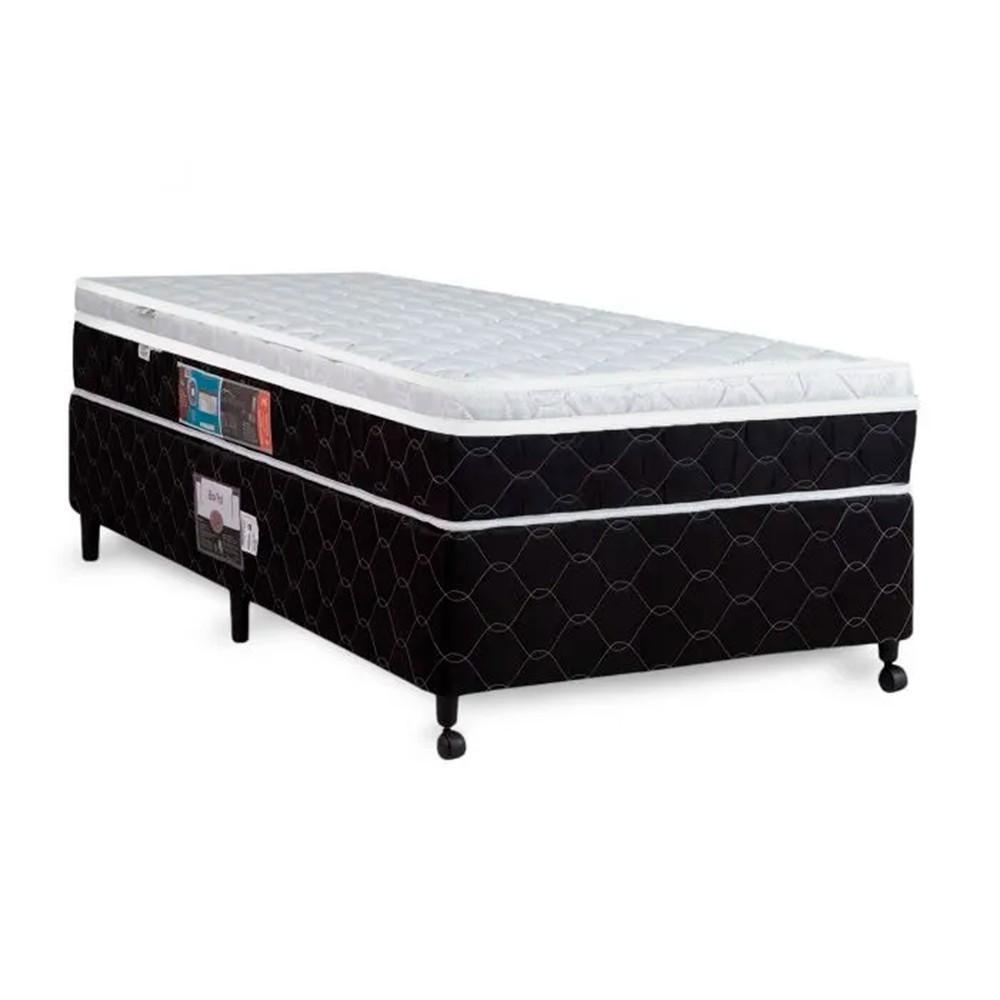 Cama Box + Colchão Castor Solteiro Montblanc One Face D33 96x203x52cm - 5