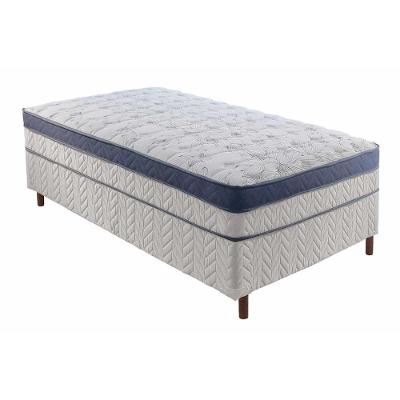 Cama Box Conjugado Solteiro: Colchão Molas Extrapedic Sublime Life Pillow White (88x188x48) Paropas