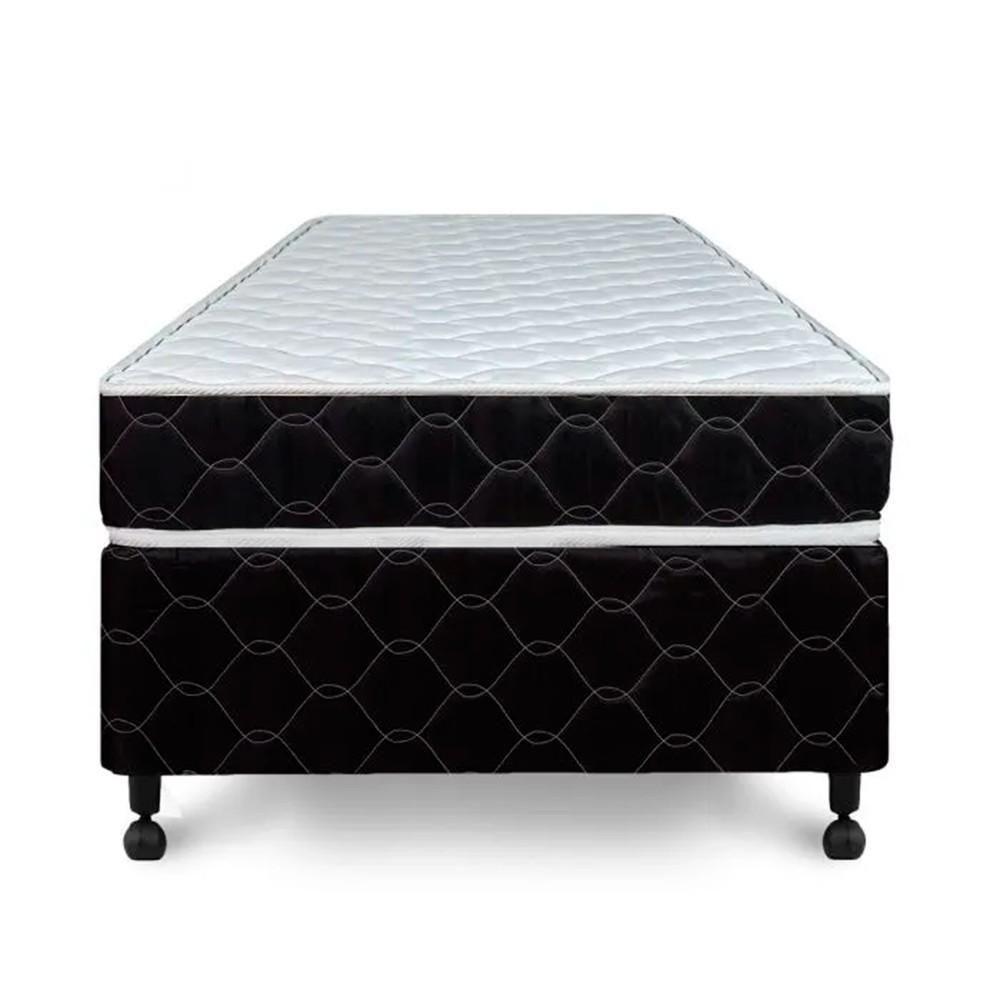 Cama Box + Colchão Castor Solteiro Montblanc Double Face D33 88x188x45cm - 10