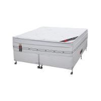 Cama Box + Colchão Castor Com Massageador Queen Niponpedic One Face Pocket 158x198x60cm - 3