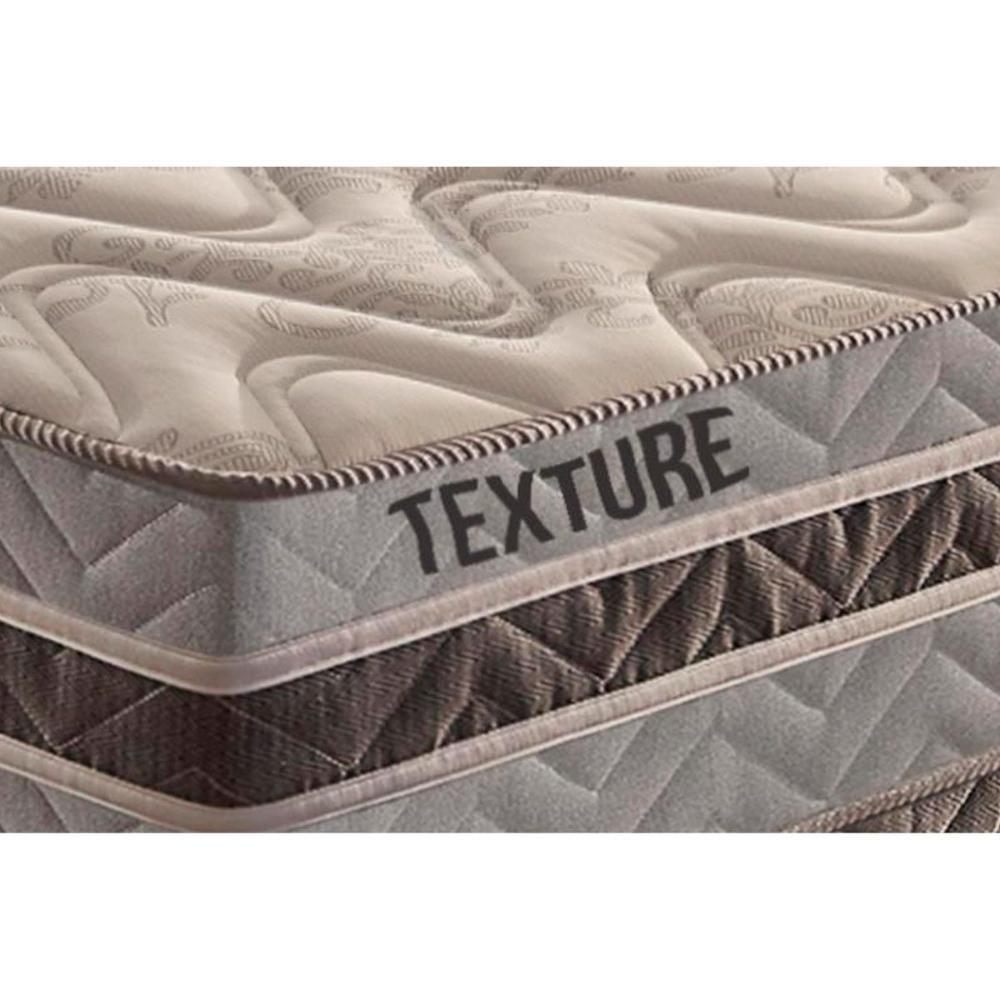 Cama Box Baú King: Colchão Molas MasterPocket Ensacadas Paropas   Texture + Base CRC Suede Clean(193x203) - 7