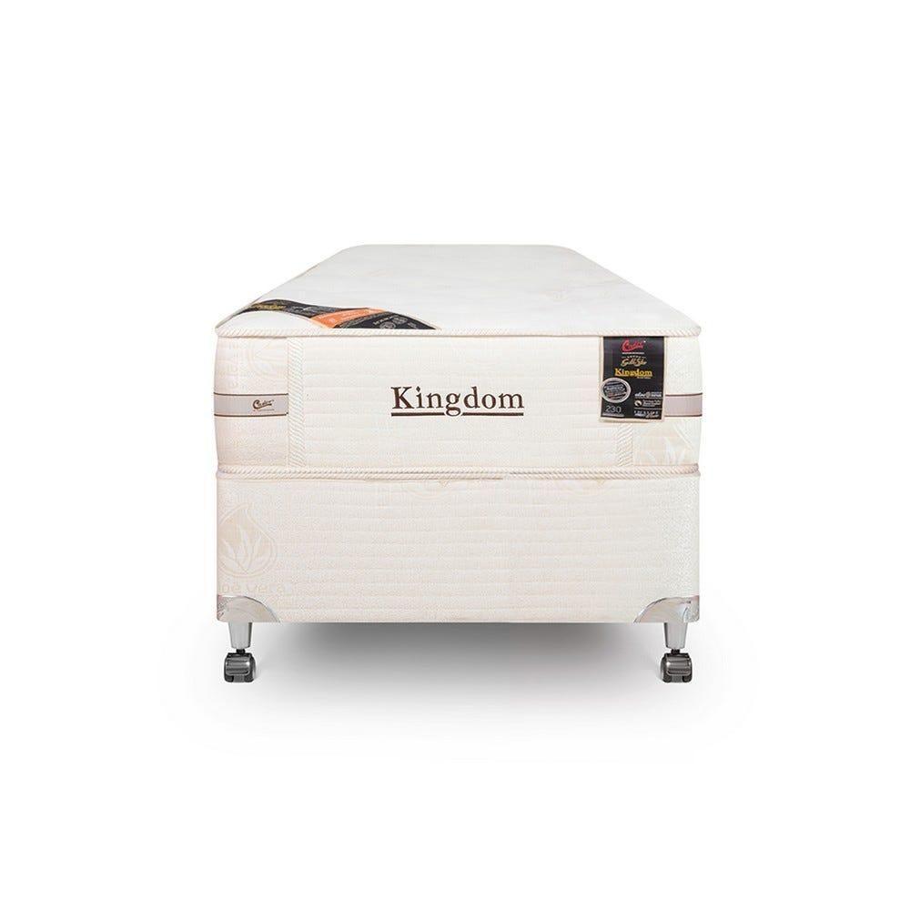 Cama Box + Colchão Castor Solteiro Kingdom Aloe Vera Double Face Pocket 100x200x59cm - 6