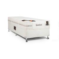 Cama Box + Colchão Castor Solteiro Kingdom Aloe Vera Double Face Pocket 120x203x59cm - 1