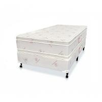 Cama Box + Colchão Castor Solteiro Hotel Collection Fire Retardant Double Face Pocket 120x203x60cm - 1