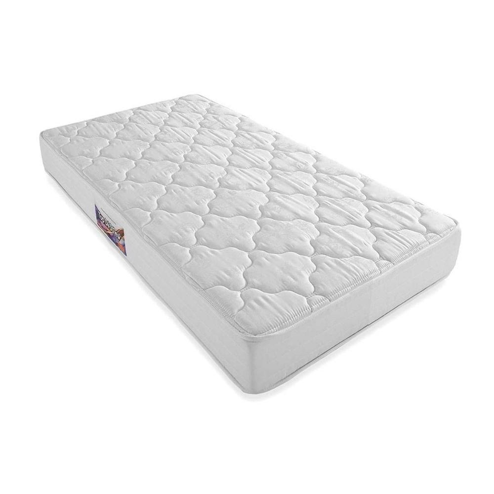 Cama Box Baú King: Colchão Espuma Herval  Top + Base CRC Courano Branco(193x203) - 6