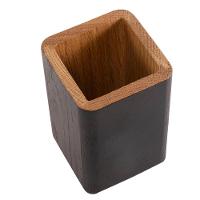 Porta Caneta Lápis Em Madeira Ecológica Mesa Simply Home - 2