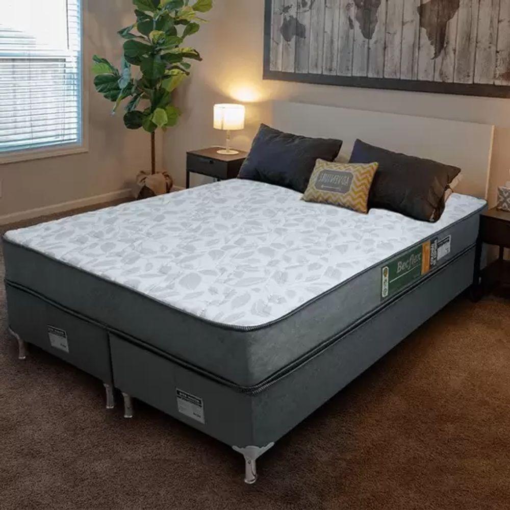 Conjunto Cama Box E Colchão King Becflex Diamond - 3
