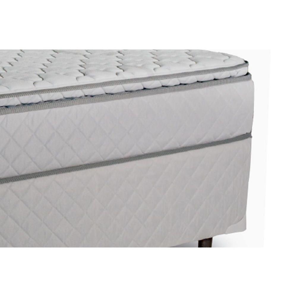 Cama Box Casal: Colchão Molas Ensacadas Luckspuma MasterPocket Luck Spring + Base CRC Courano White(138x188) - 4